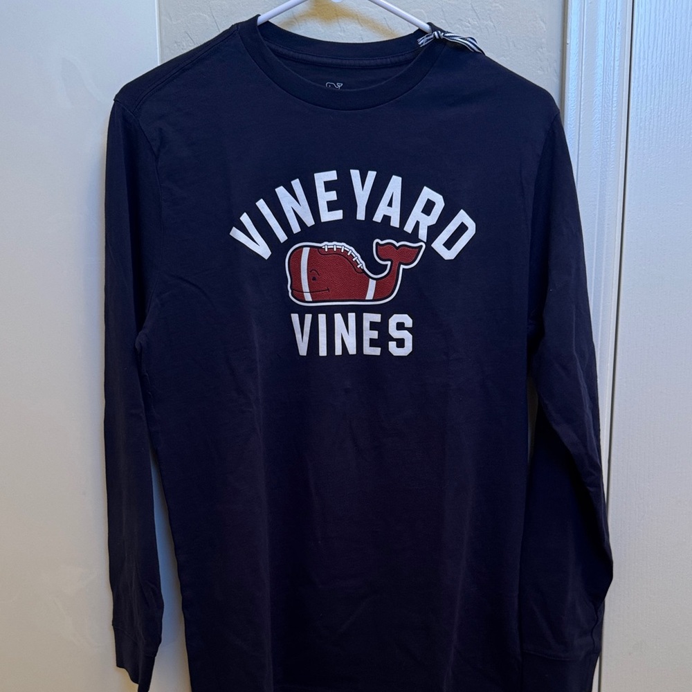 Brand New Vineyard Vines (Boys XL) Long sleeve  with football whale